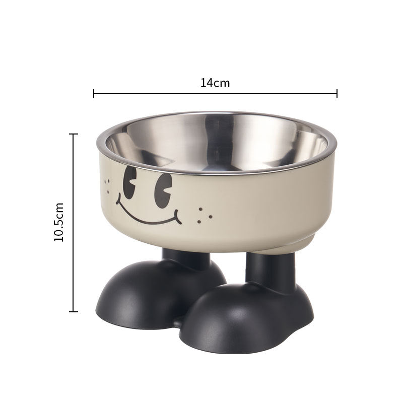 Gamelle inox antidérapante pour chat et chien - Grande capacité