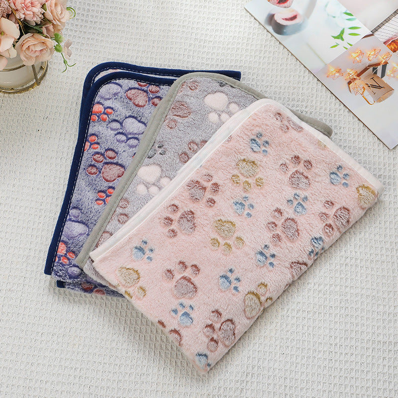 Plaid polaire chaud pour chat et chien - Flanelle douce hiver