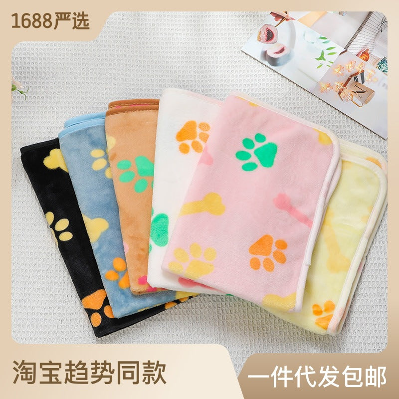 Plaid polaire chaud pour chat et chien - Flanelle douce hiver