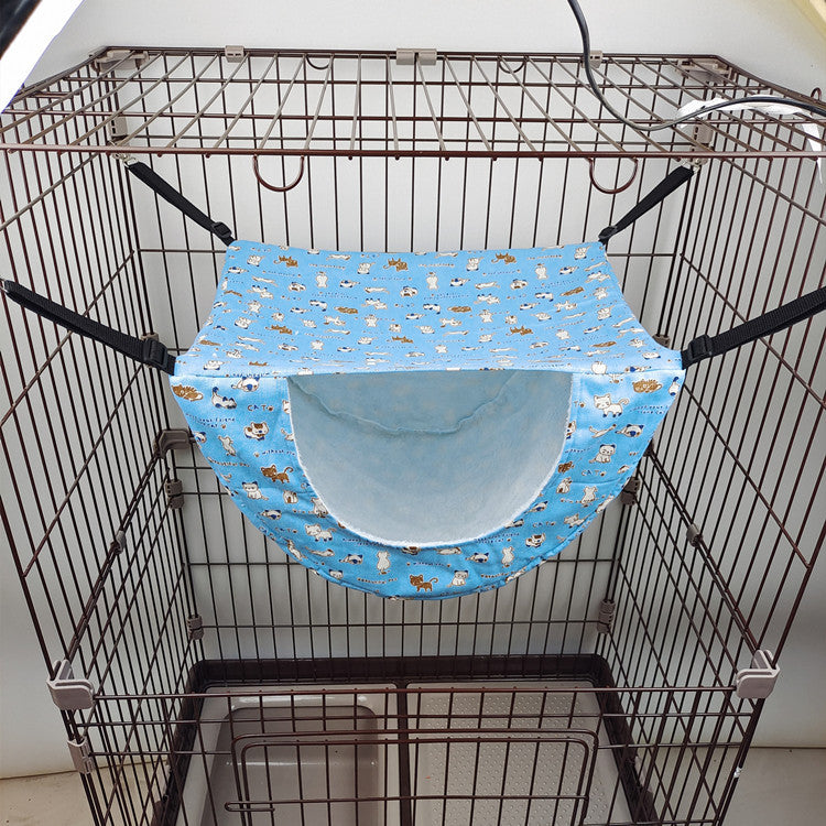 Hamac suspendu pour chat - Panier fenêtre en tissu, 6 motifs