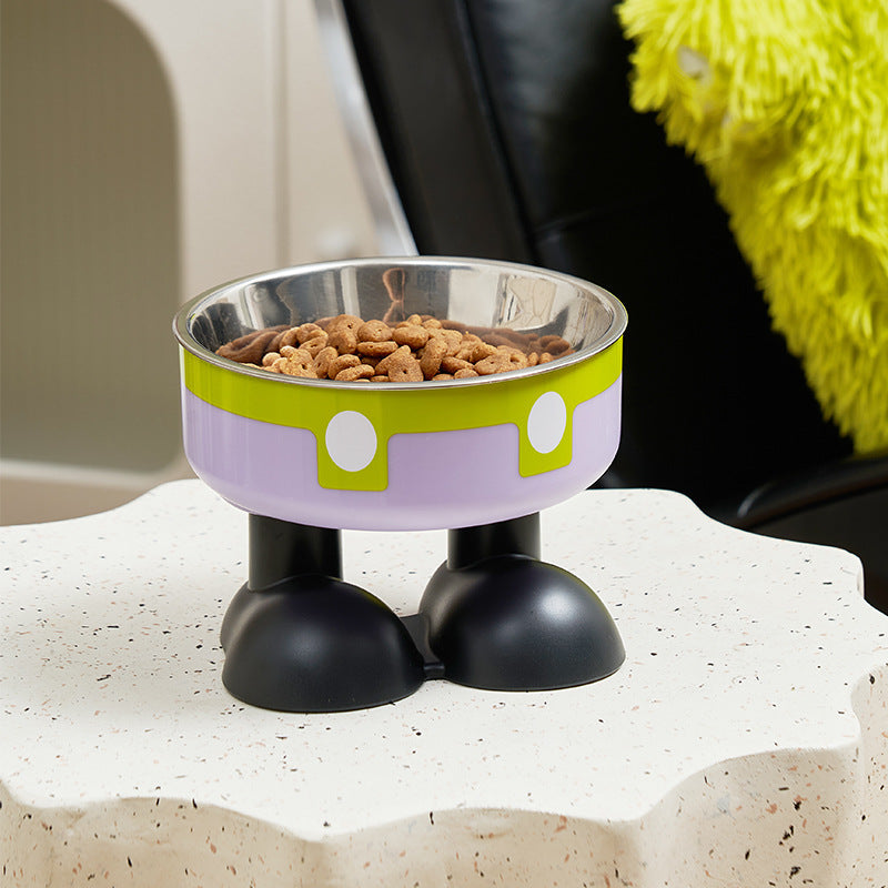 Gamelle inox antidérapante pour chat et chien - Grande capacité