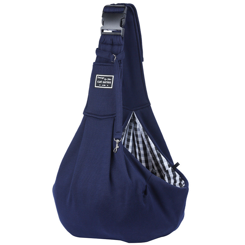 Sac de transport pliable pour chat et petit chien - Bandoulière ajustable