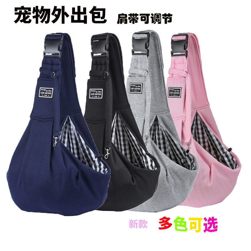 Sac de transport pliable pour chat et petit chien - Bandoulière ajustable