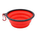Gamelle pliable 2 en 1 pour chien et chat - Silicone avec mousqueton