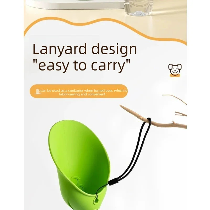 Gourde pliable pour chat et chien - Silicone anti-fuite pour balade
