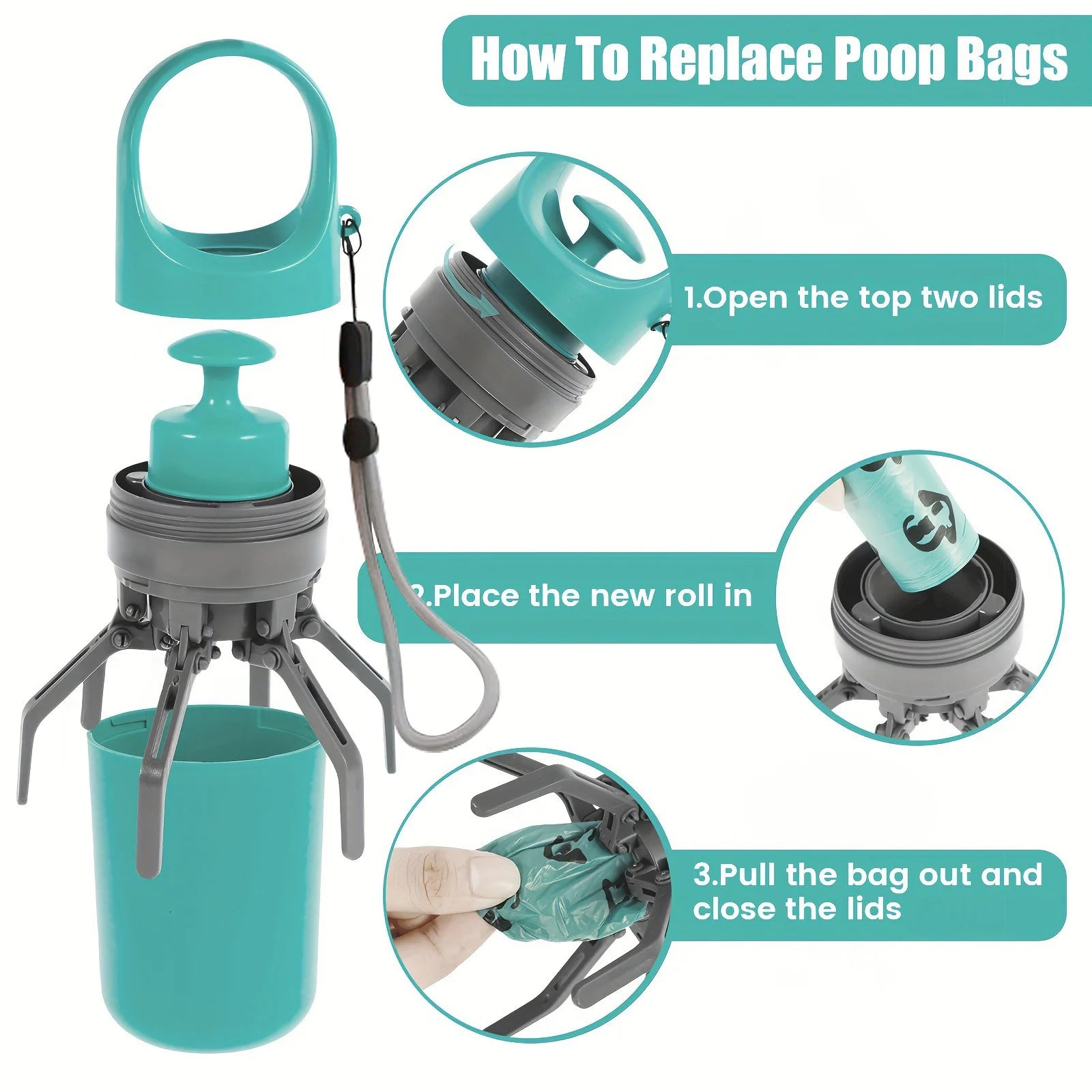 Ramasse-crottes portable pour chien