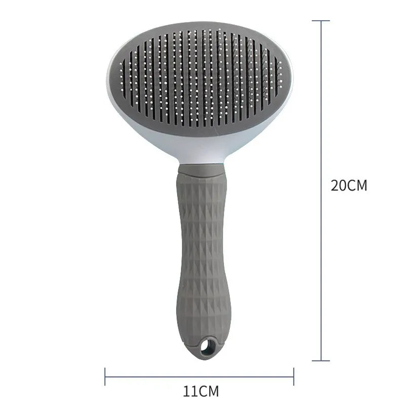 Brosse de toilettage douce pour chien et chat - Anti-noeuds et démêlante