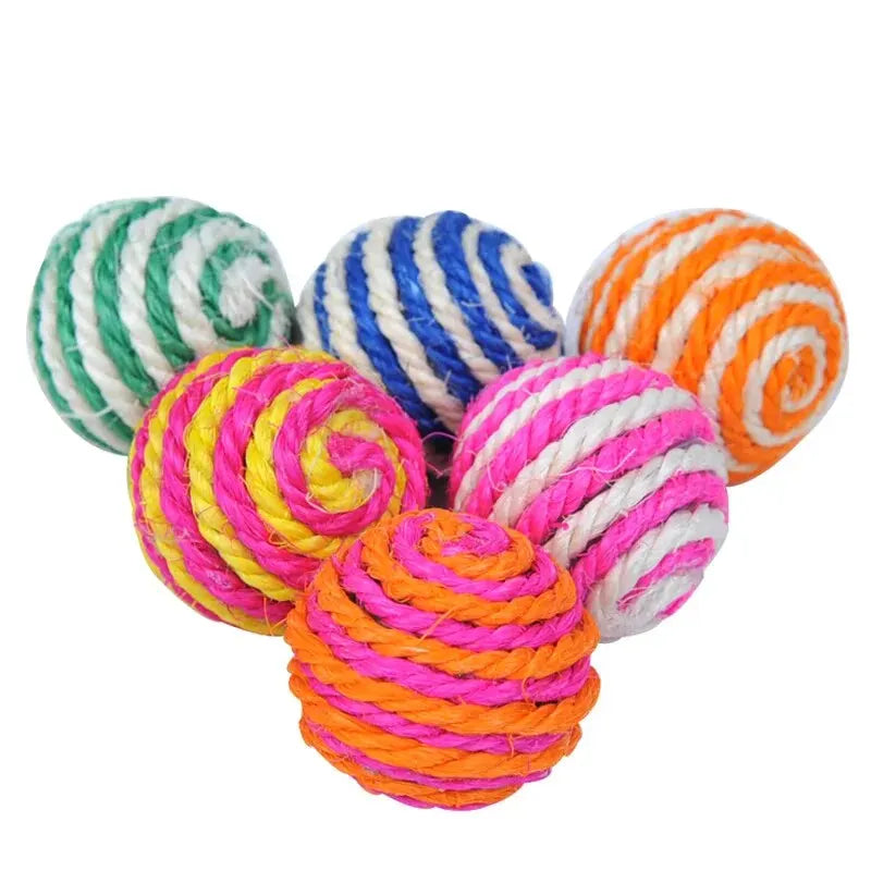 Lot de balles interactives pour chat et chien