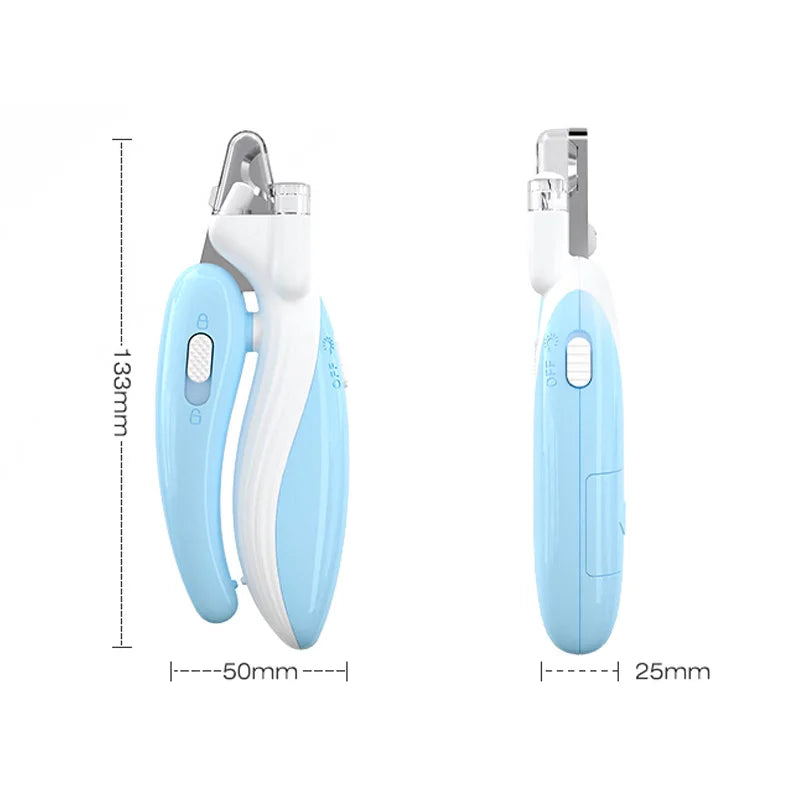 Coupe-griffes LED pour chat et chien - Précision inox, sans stress