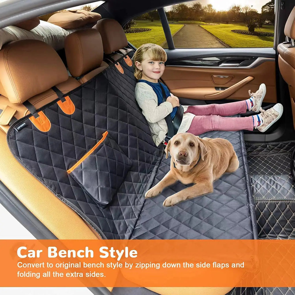 Housse de siège auto imperméable pour chien - Hamac de protection voiture