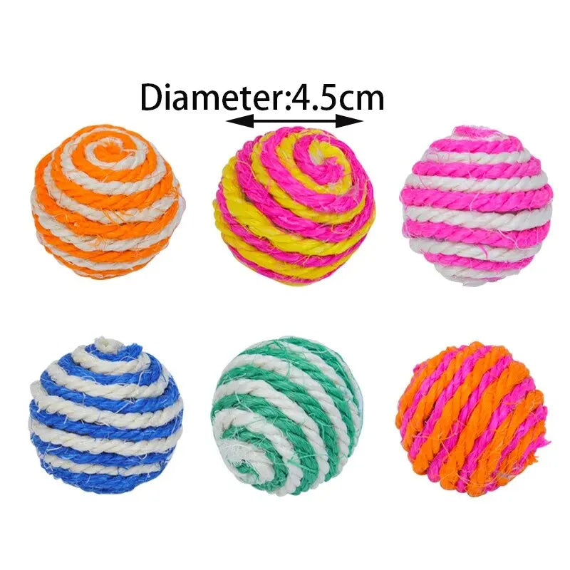 Lot de balles interactives pour chat et chien