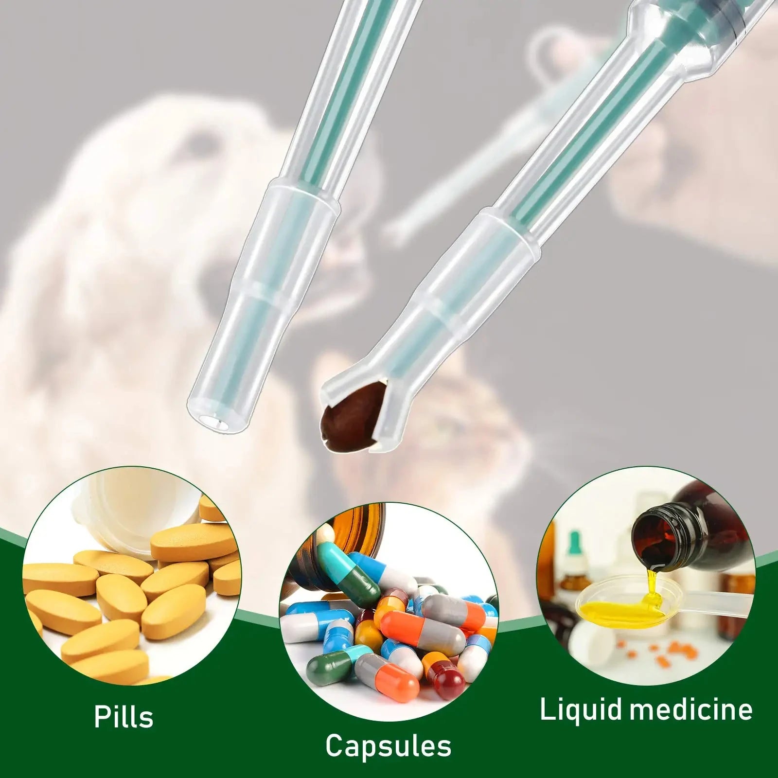 Distributeur de pilules pour chat et chien - Lance-comprimés facile