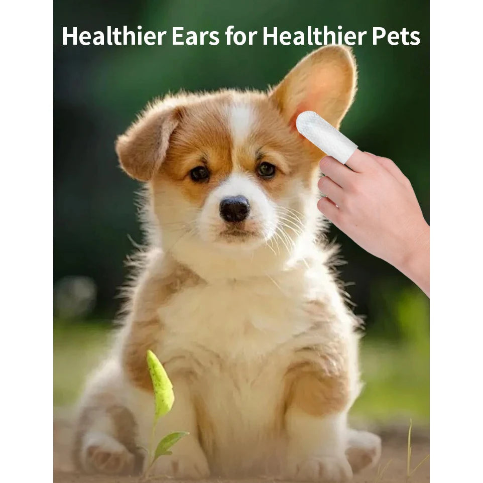 Lingettes nettoyantes pour oreilles chien et chat