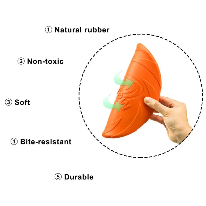 Frisbee résistant pour chien - Disque volant jeu et entraînement