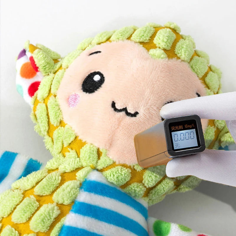 Peluche interactive résistante pour chien et chat - Jouet à mâcher qui couine