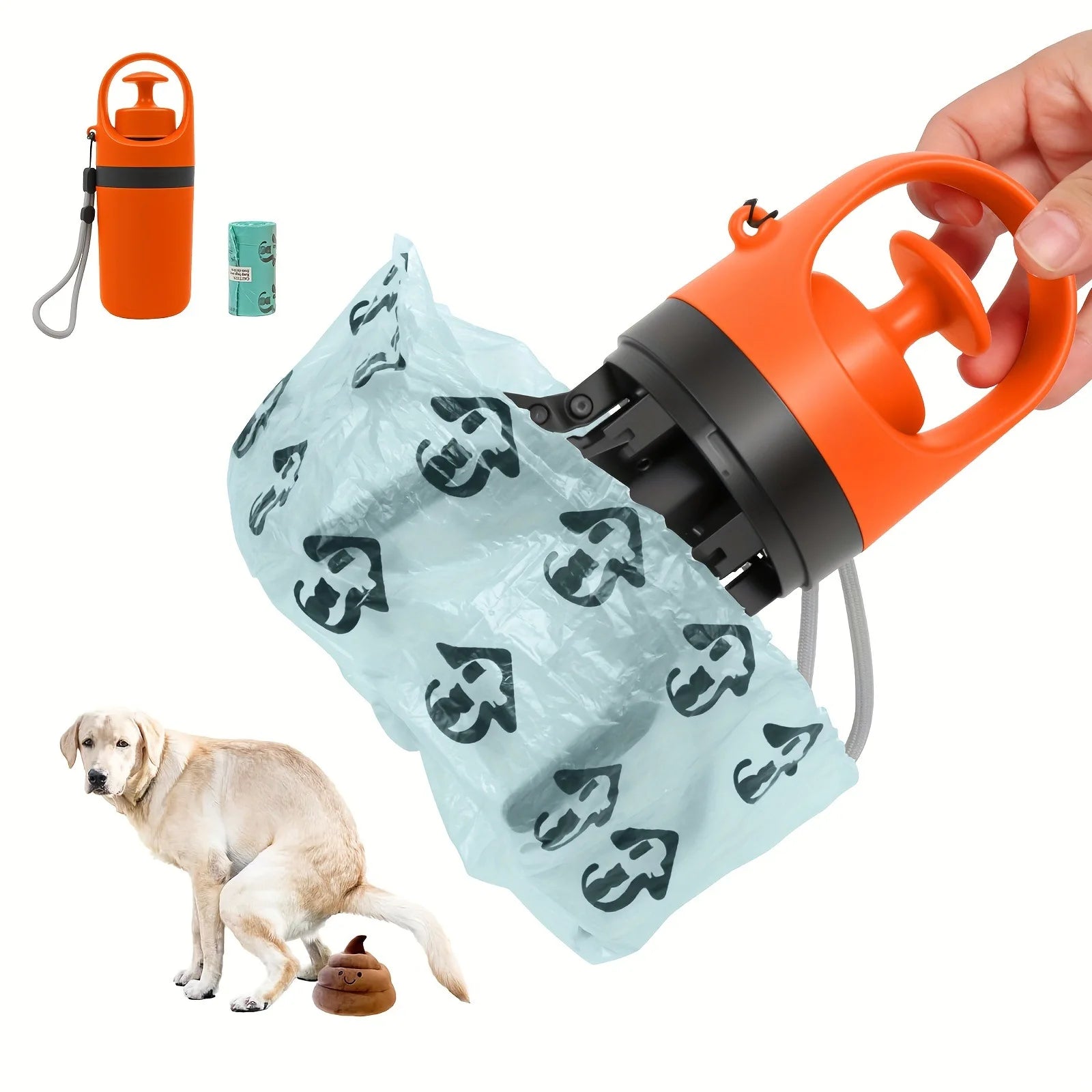 Ramasse-crottes portable pour chien