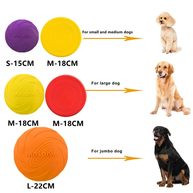 Frisbee résistant pour chien - Disque volant jeu et entraînement