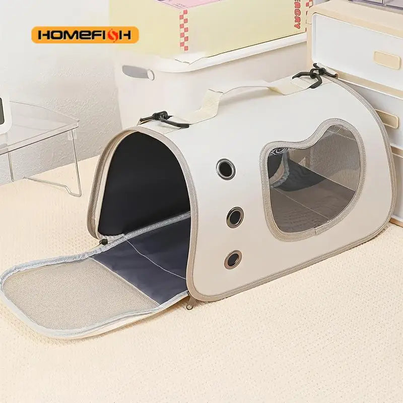 Sac de transport pliable pour chat et petit chien - Respirant