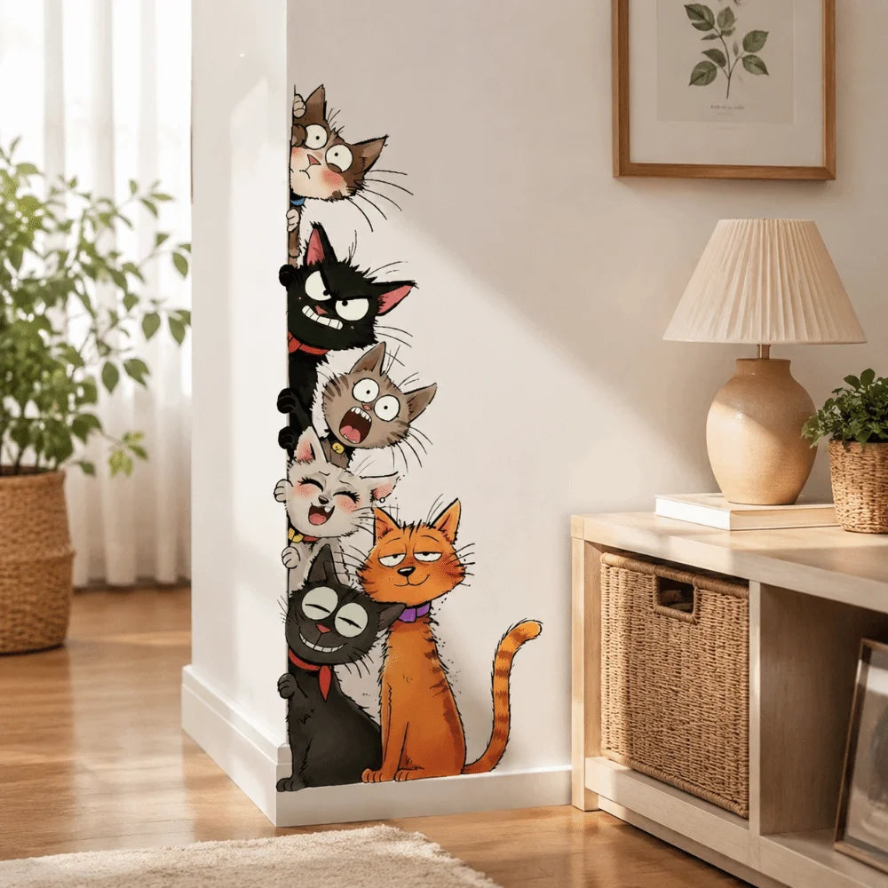 Stickers muraux chat - Autocollant décoratif pour la maison