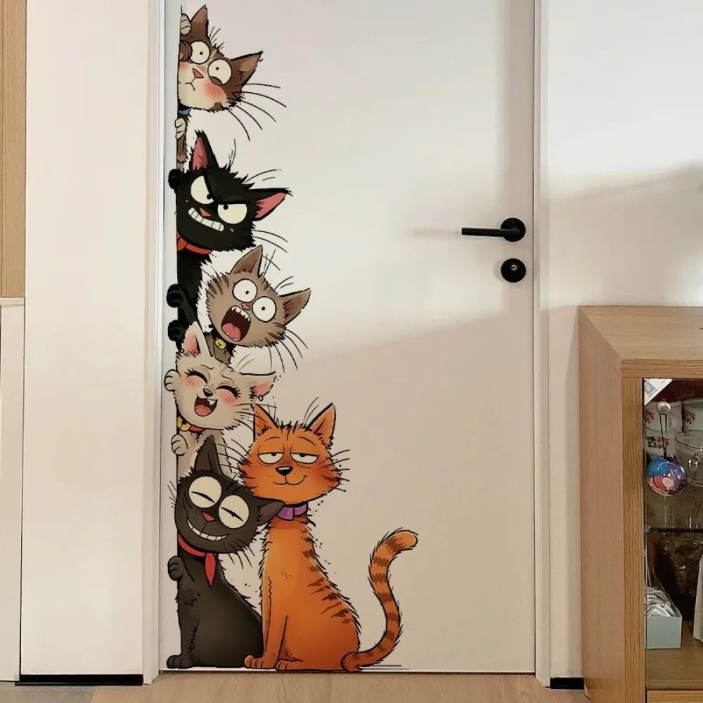 Stickers muraux chat - Autocollant décoratif pour la maison